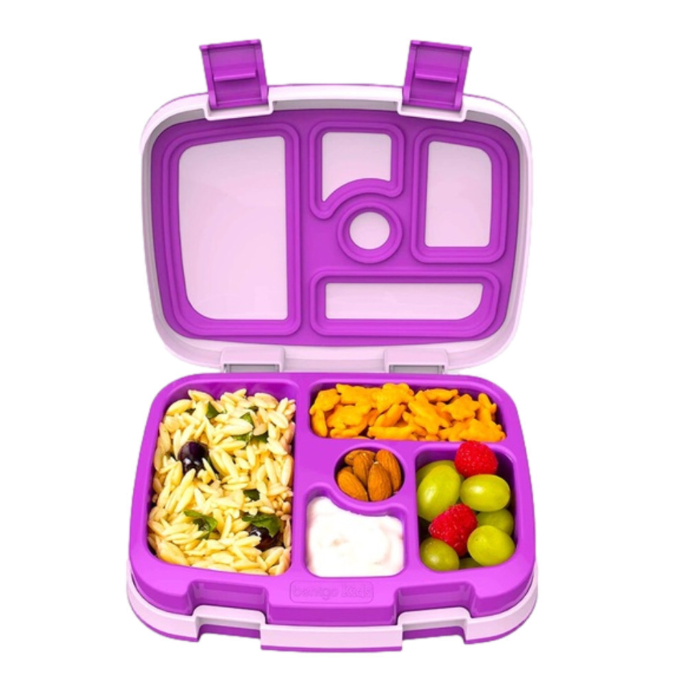 NWT Bentgo Kids Lunch Box Container Purple Kids Toddler Girl Boy